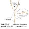 Luxury Y Shape Zircon Tennis Chain Necklace