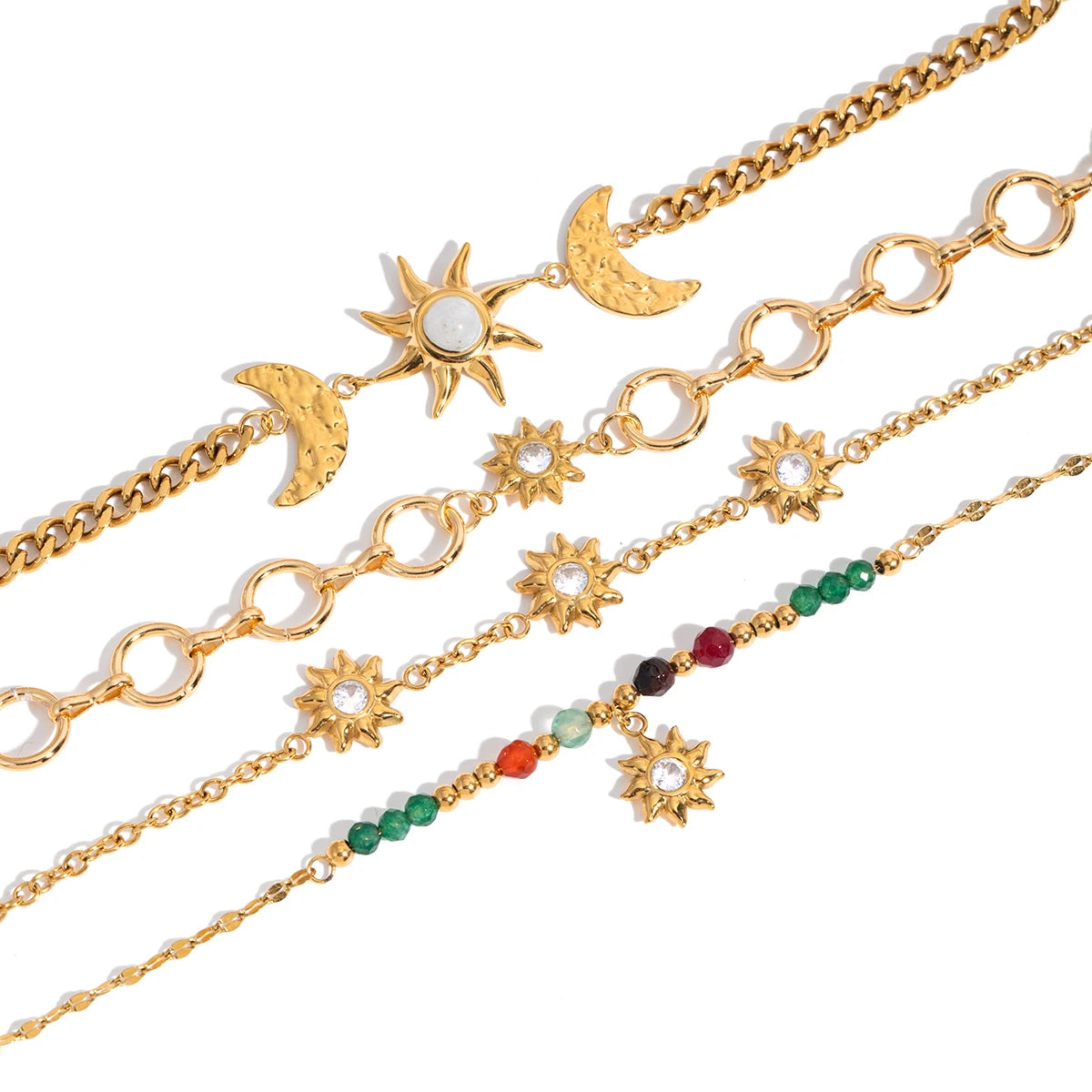 Color Star Moon Bracelet