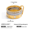 Classic Mixed Color Stackable Rings