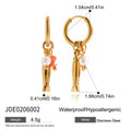 Pearl Fish Dangle Earrings