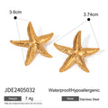 Big Starfish Stud Earrings