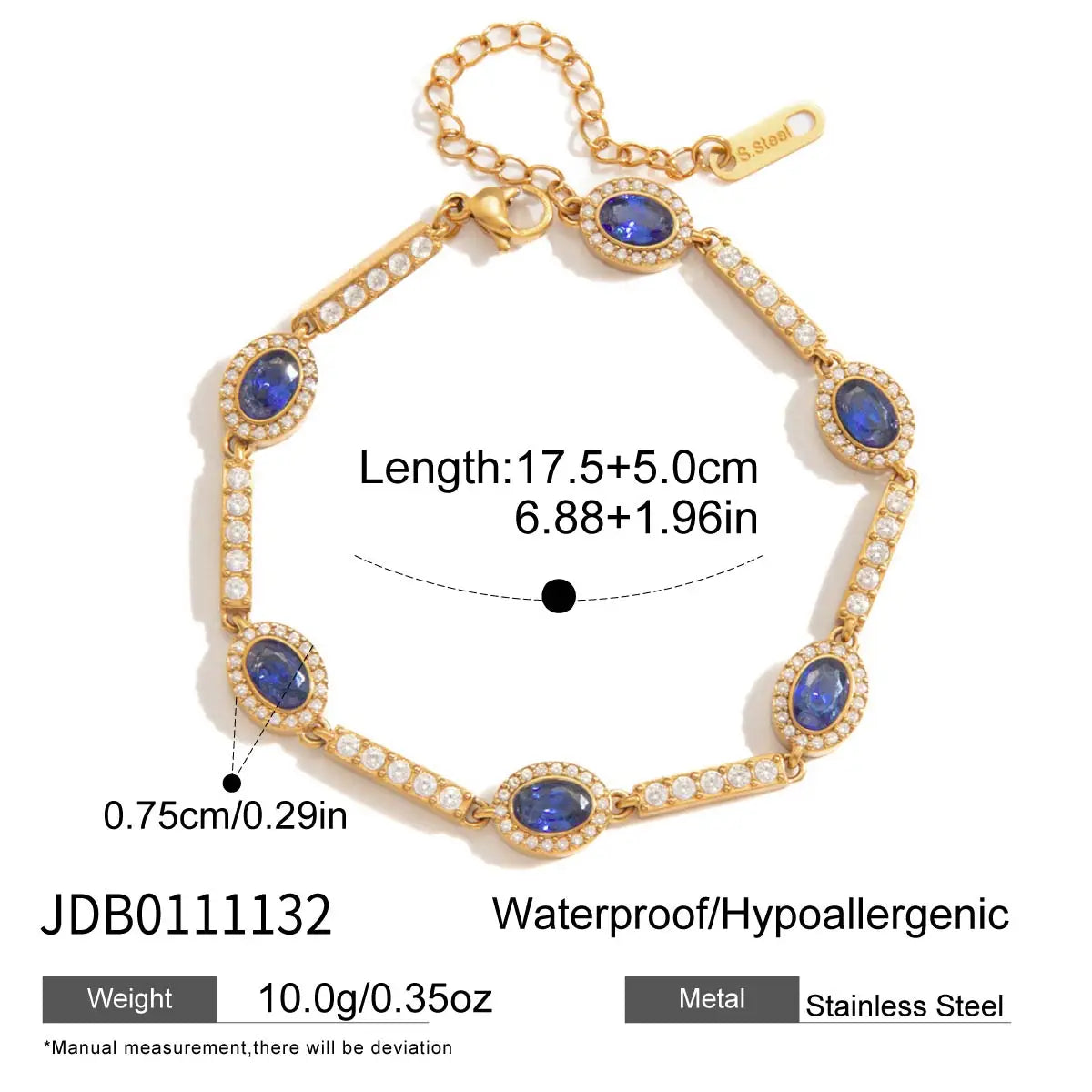 Luxury Geometric Zircon Bracelet