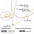 Delicate Zircon Flower Pendant Necklace