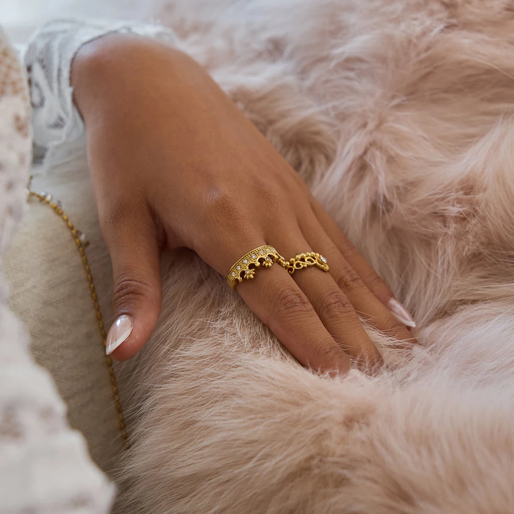 Stainless Steel Geometric Fashion Ring