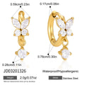 Zircon Butterfly Earring