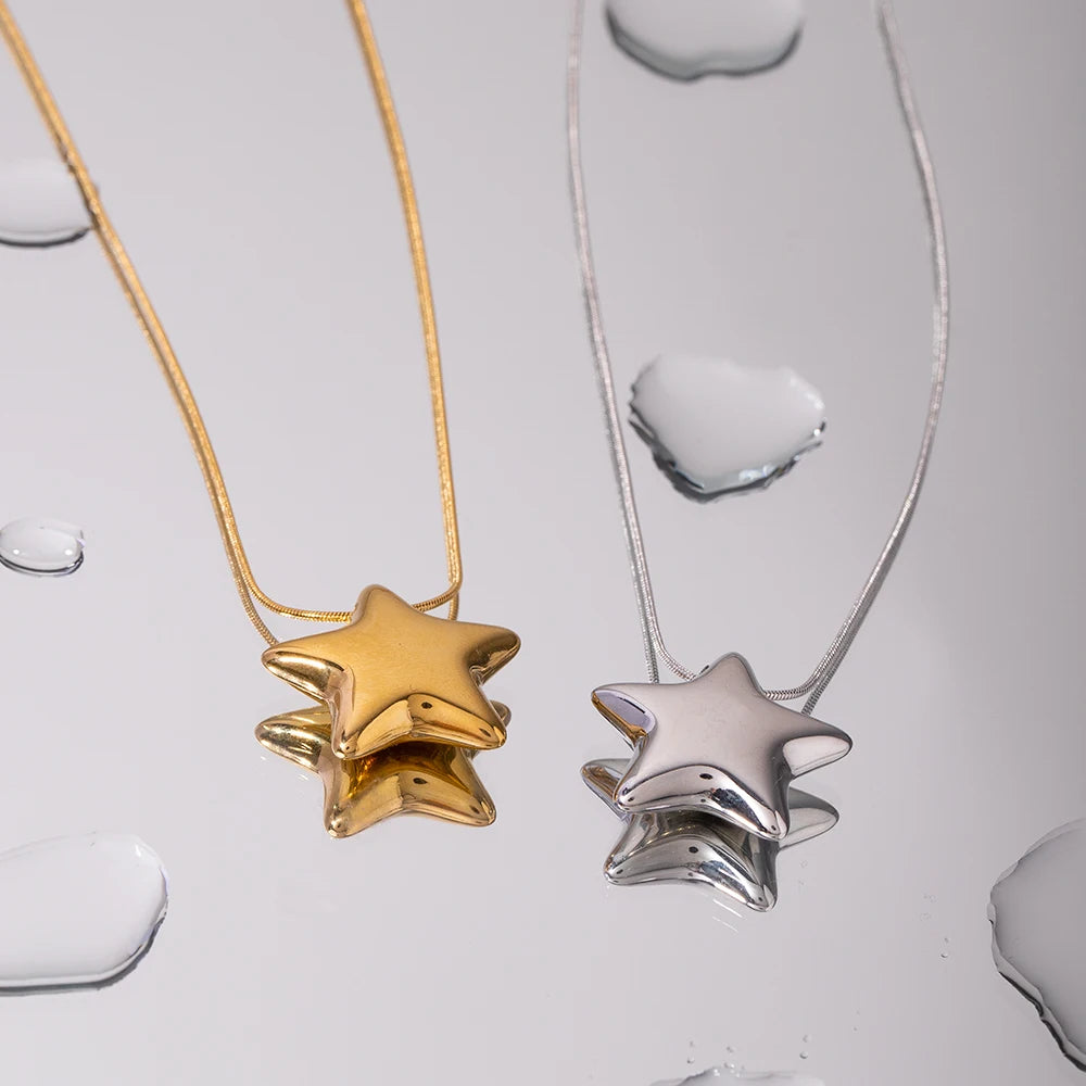 Hollow Heart Shape Pendant Necklace