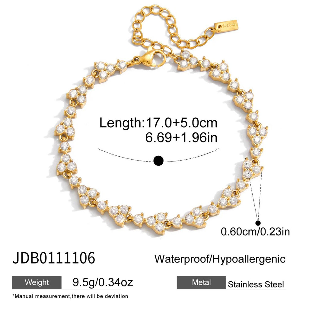 Delicate Zircon Tennis Bracelet