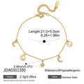 Classic Moon Star Sun Charm Anklet