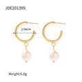 Elegant Freshwater Pearl Drop Earrings
