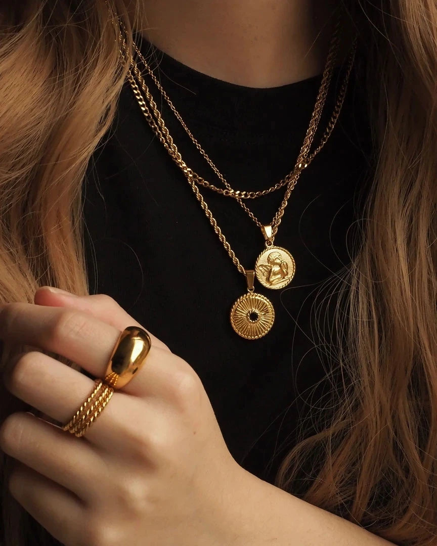 Coin Pendant Necklace