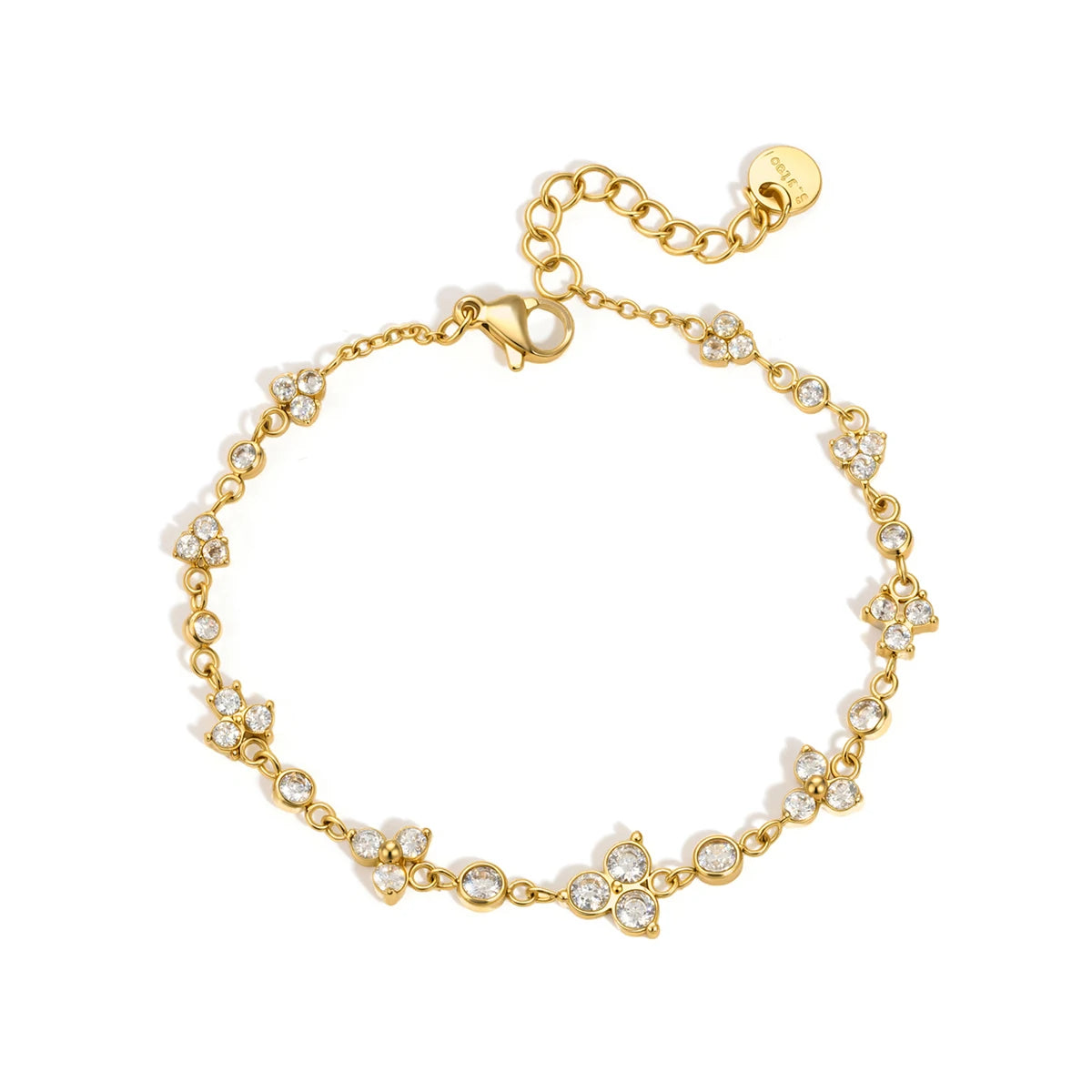 Zircon Flower Bracelet