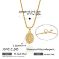Classic Portrait Zircon Pendant Necklace