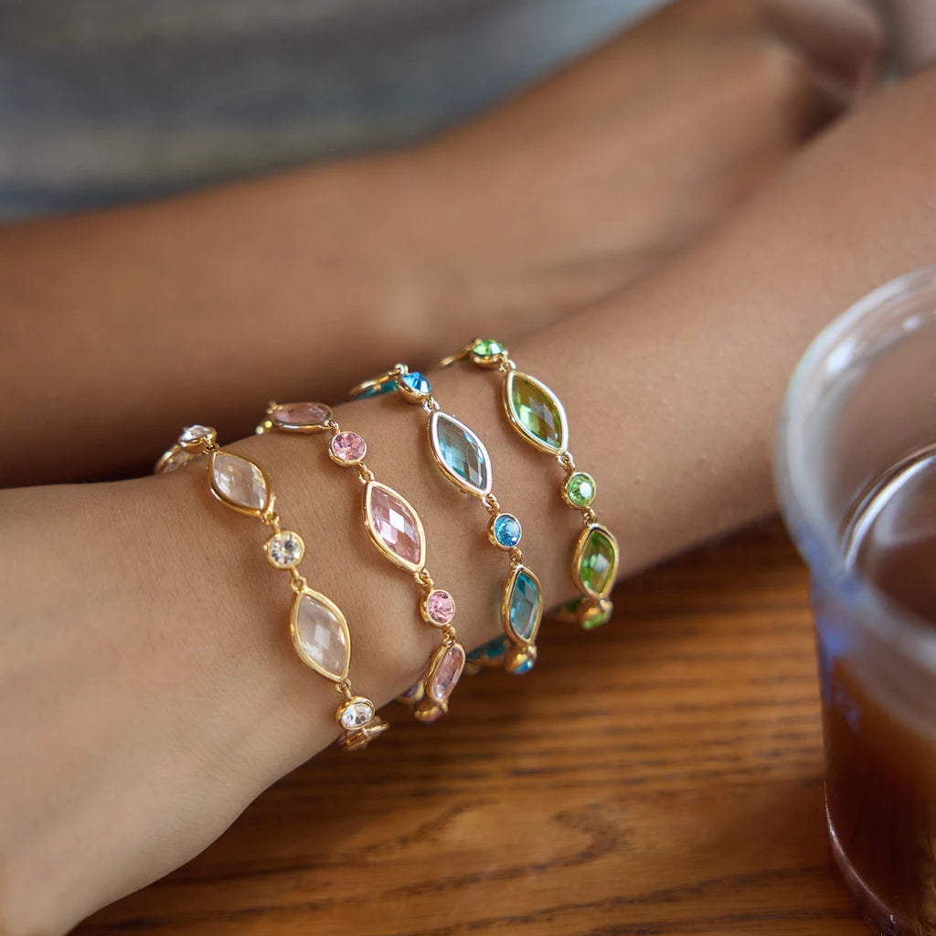 Exquisite Zircon Geometric Cuff Bracelet