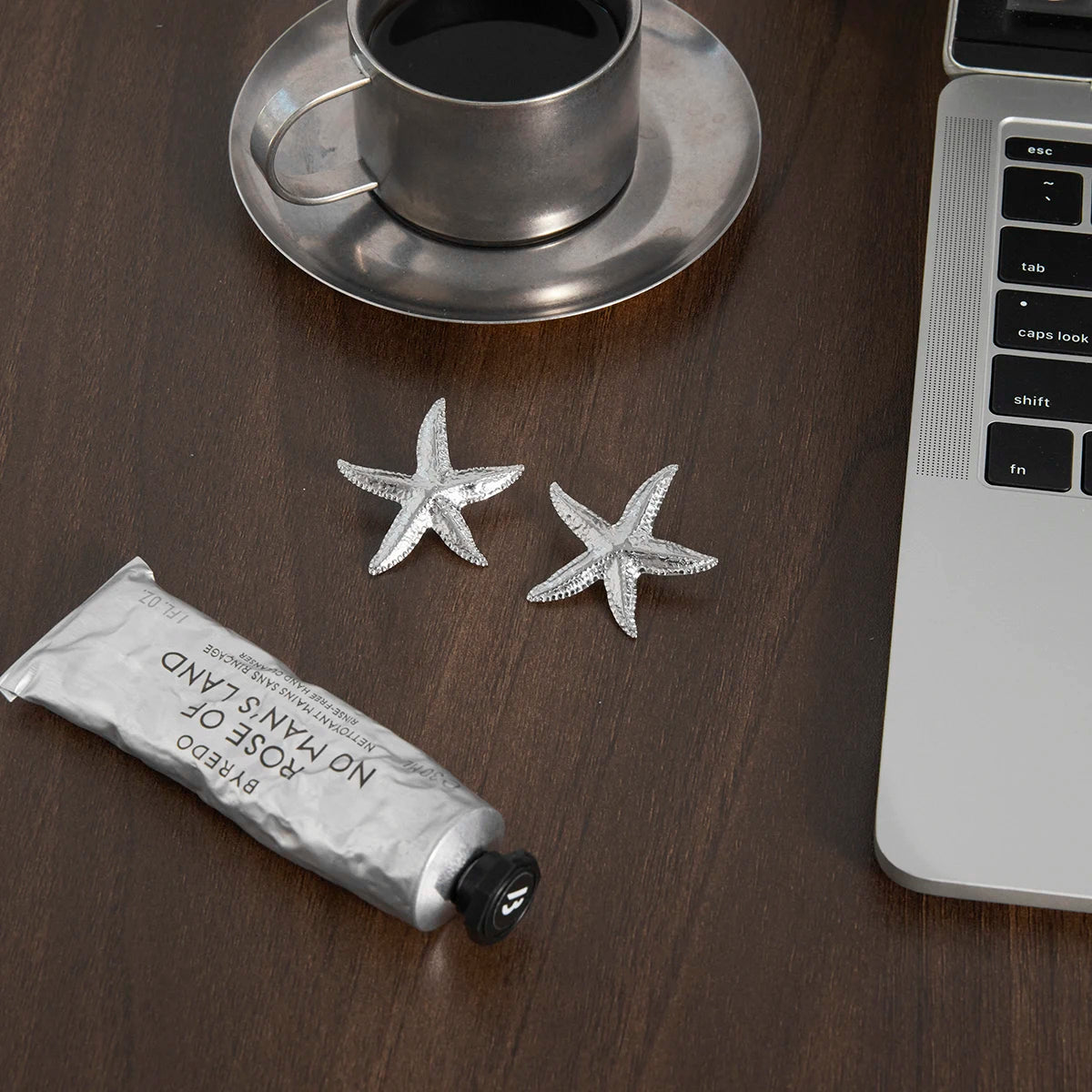 Big Starfish Stud Earrings