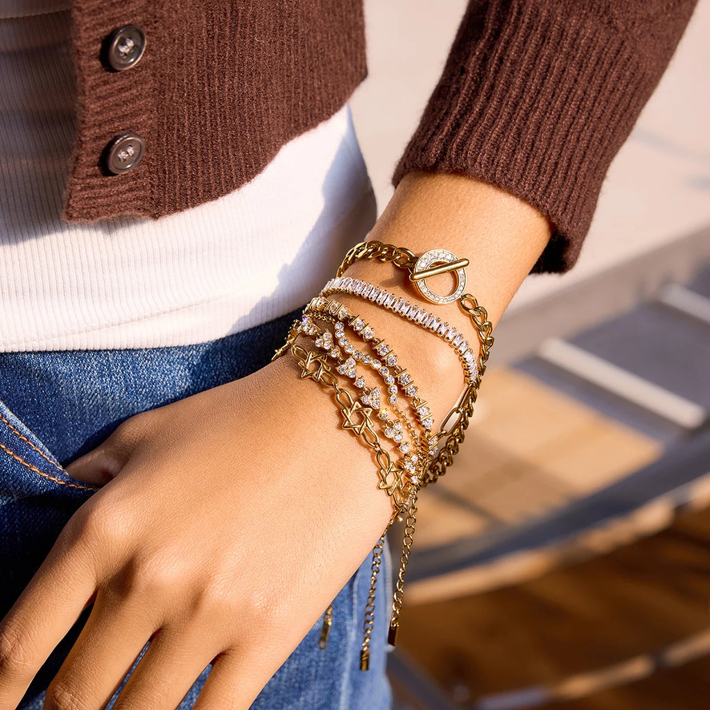 Delicate Zircon Tennis Bracelet