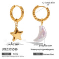Freshwater Pearl Moon Earrings