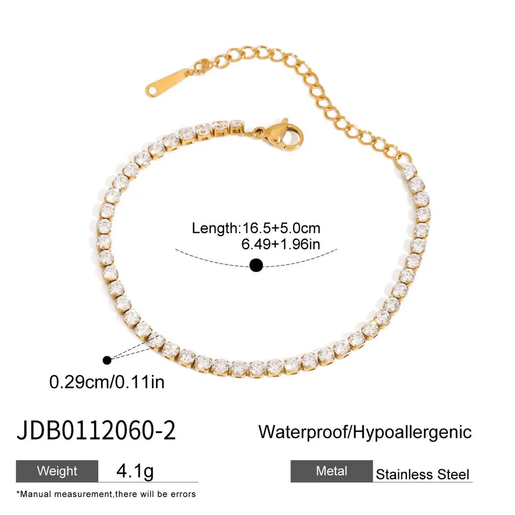 Delicate Zircon Bracelet