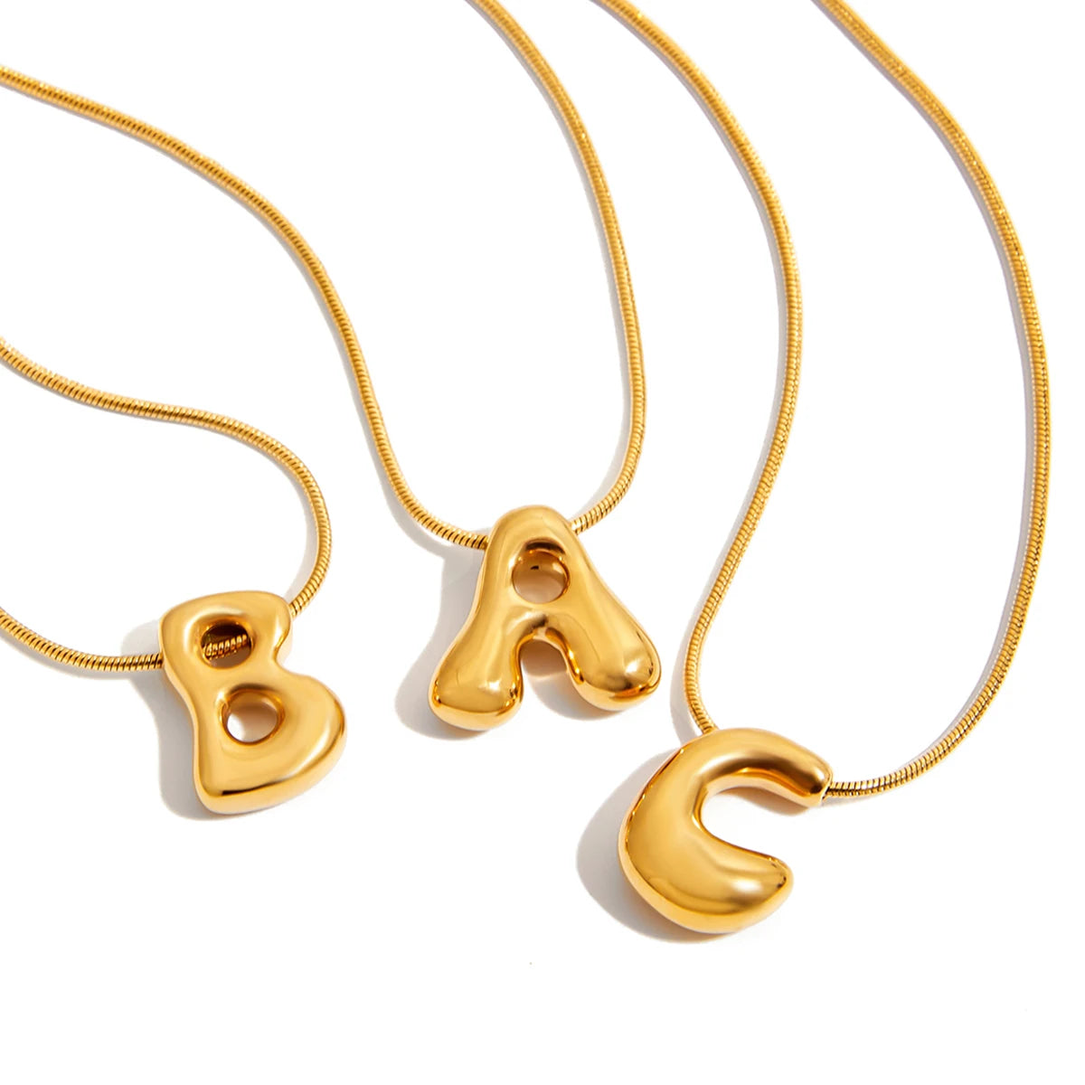 Chunky Letter Necklace