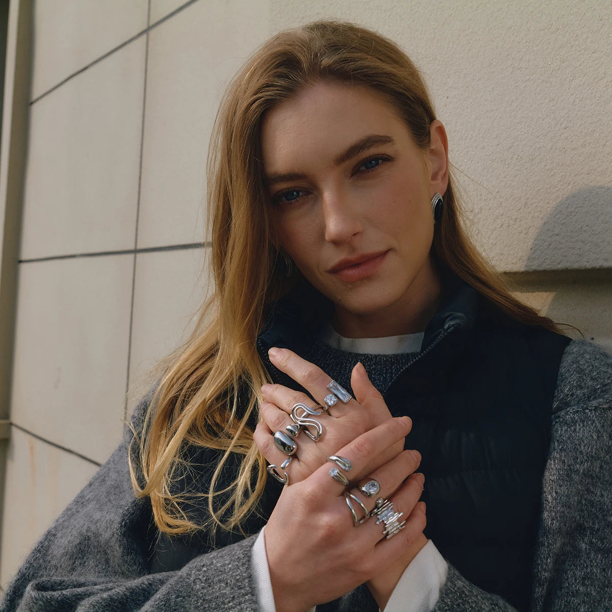 Classic Geometric Crystal Open Rings