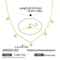 Romantic Zircon Flower Pendant Necklace