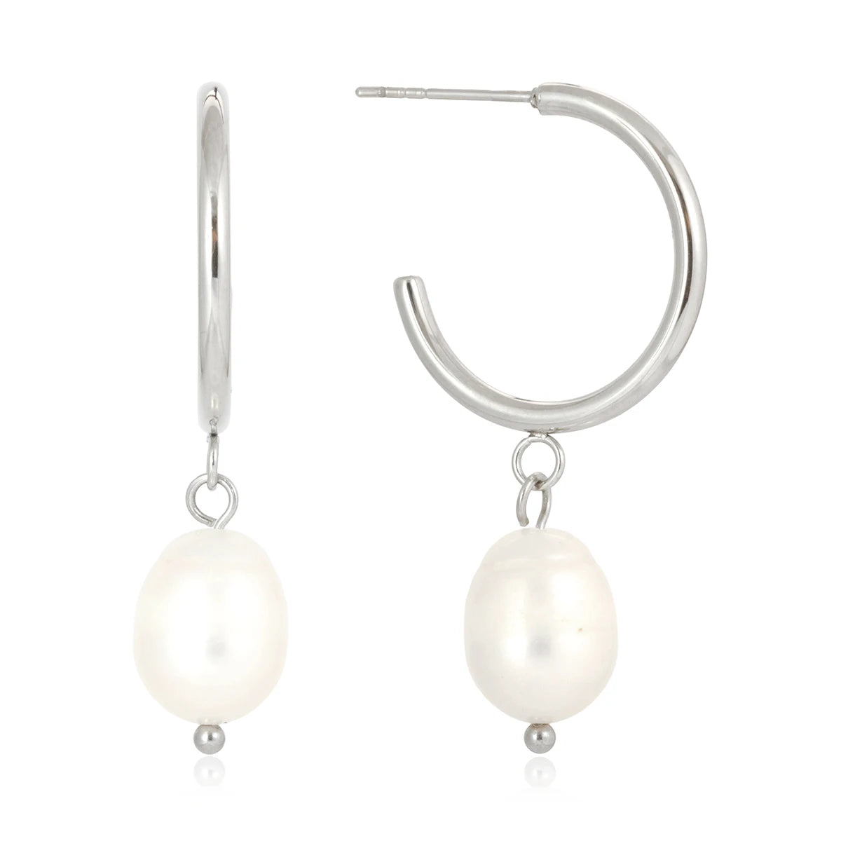Elegant Freshwater Pearl Drop Earrings