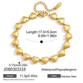 Heart Shape Stainless Steel Waterproof Bracelet