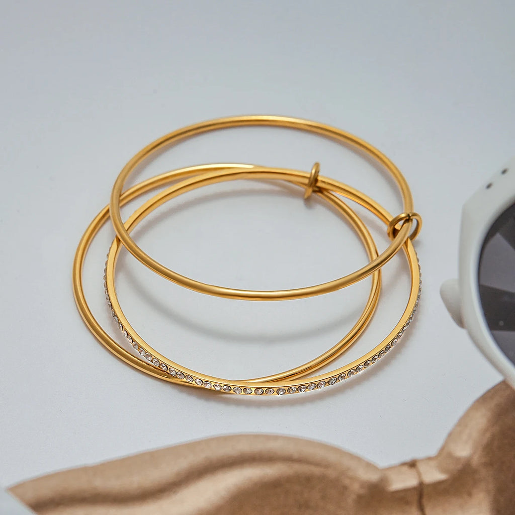 Zirconia Multi-layer Thin Bracelet