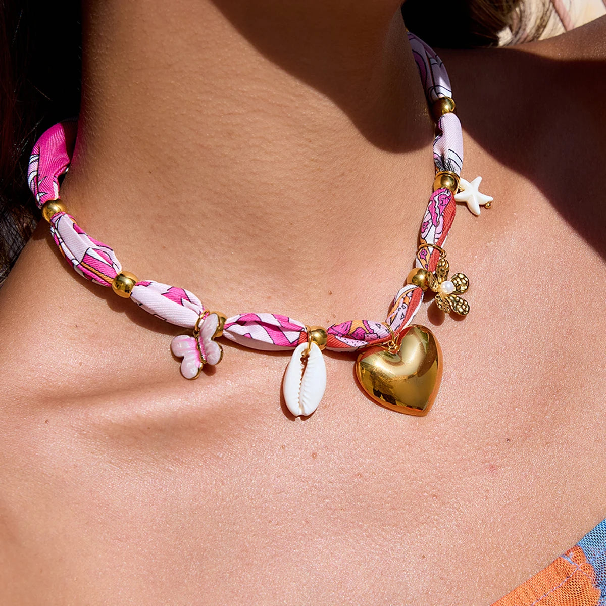 Resort Style Drop Pendant Necklace