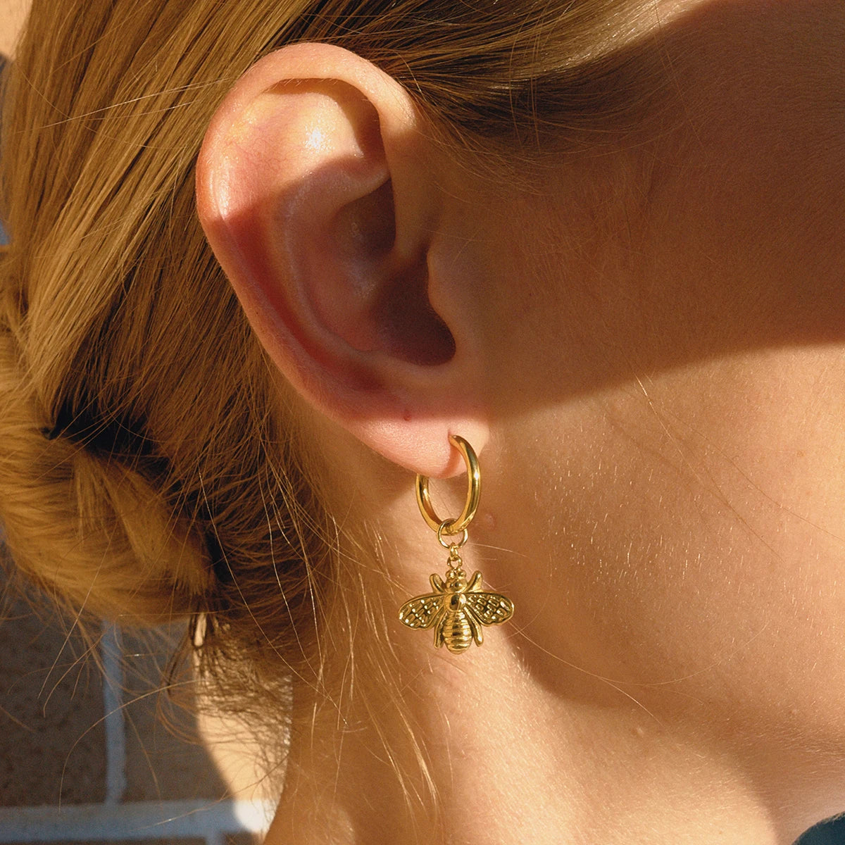 Cute Bee Drop Earrings