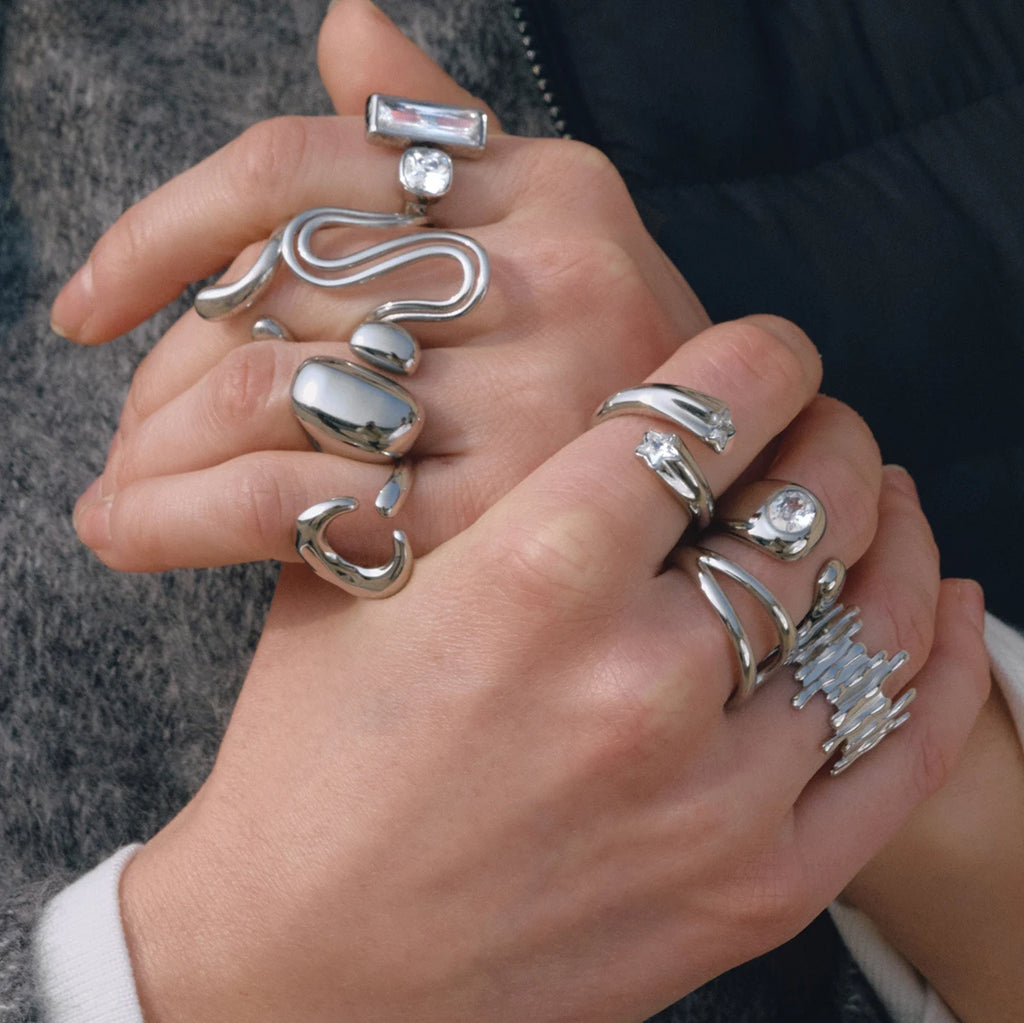 Classic Star Shape Zircon Rings