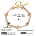 Multicolor Round Zircon Bracelet