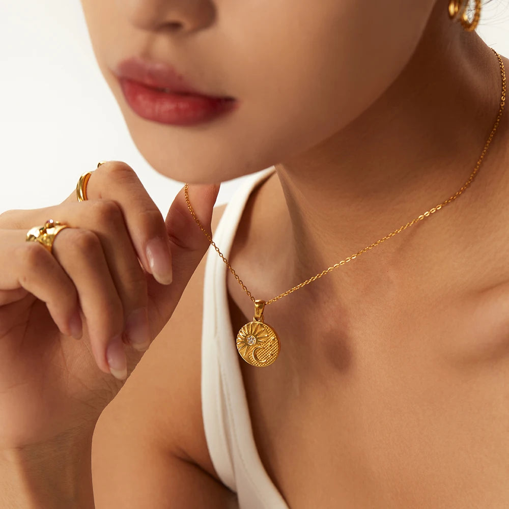 Coin Pendant Necklace