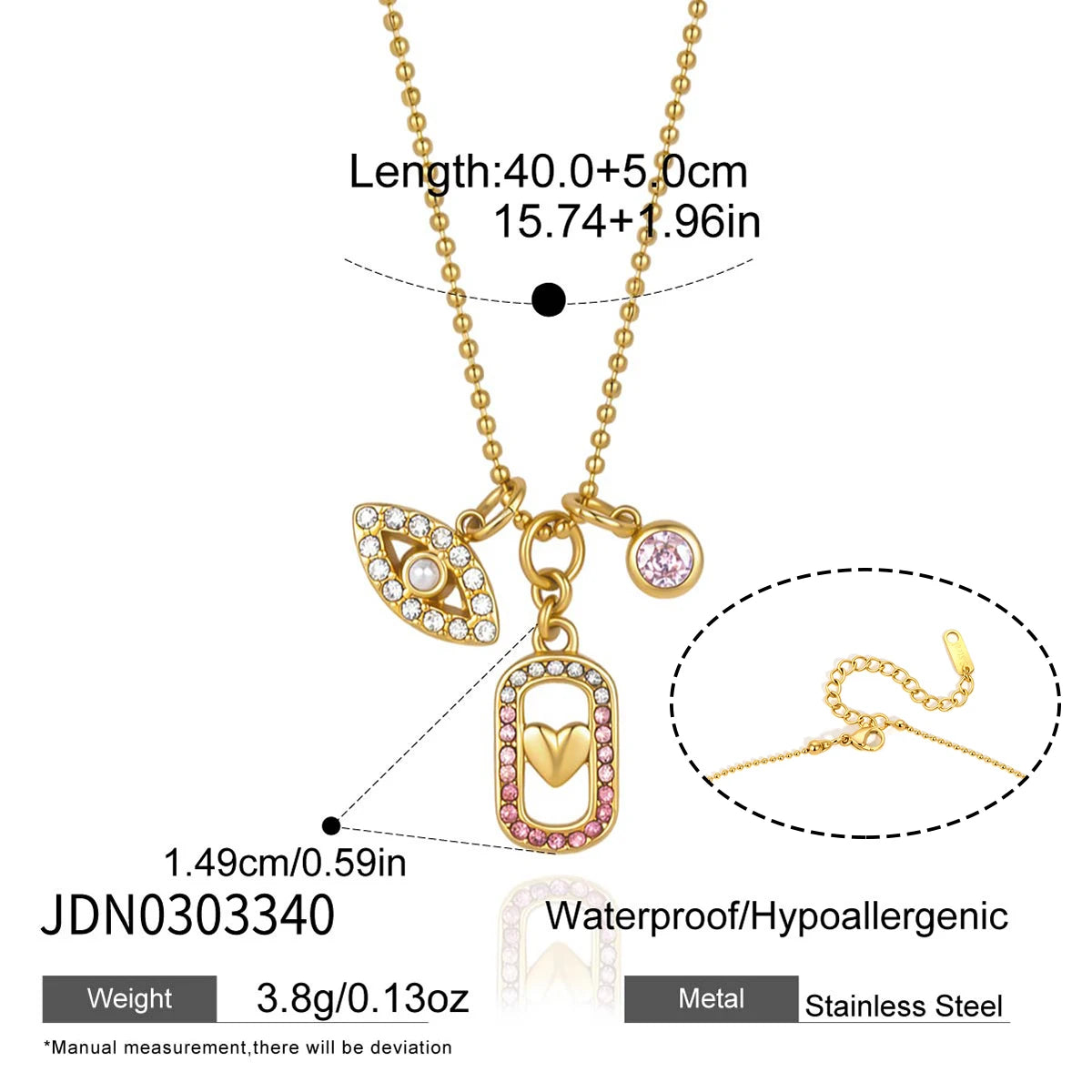 Classic Heart Pendant Necklace