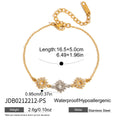 Crystal Moon Star Sun Charm Bracelet