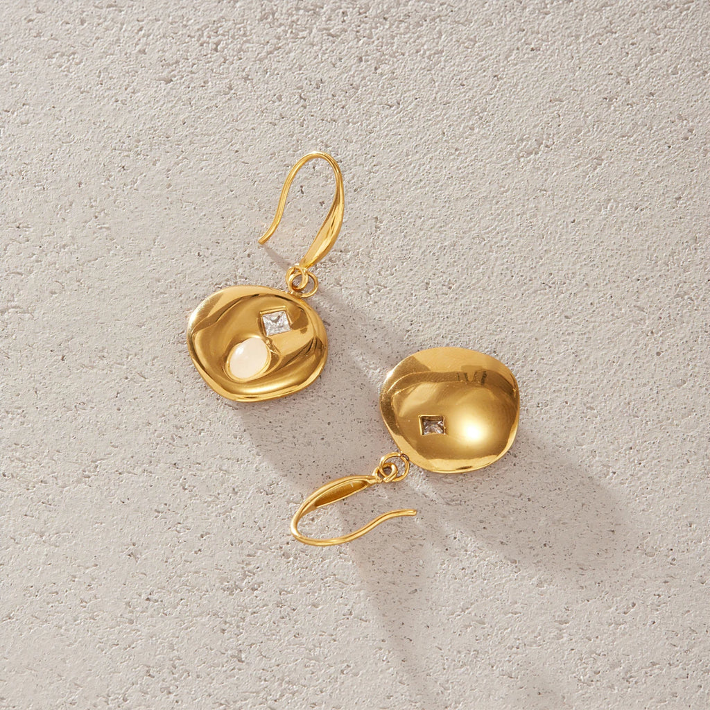 Party Zircon Natural Stone Earring Jewelry