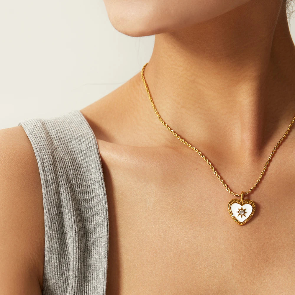 Colorful Bling Cubic Zirconia Necklace