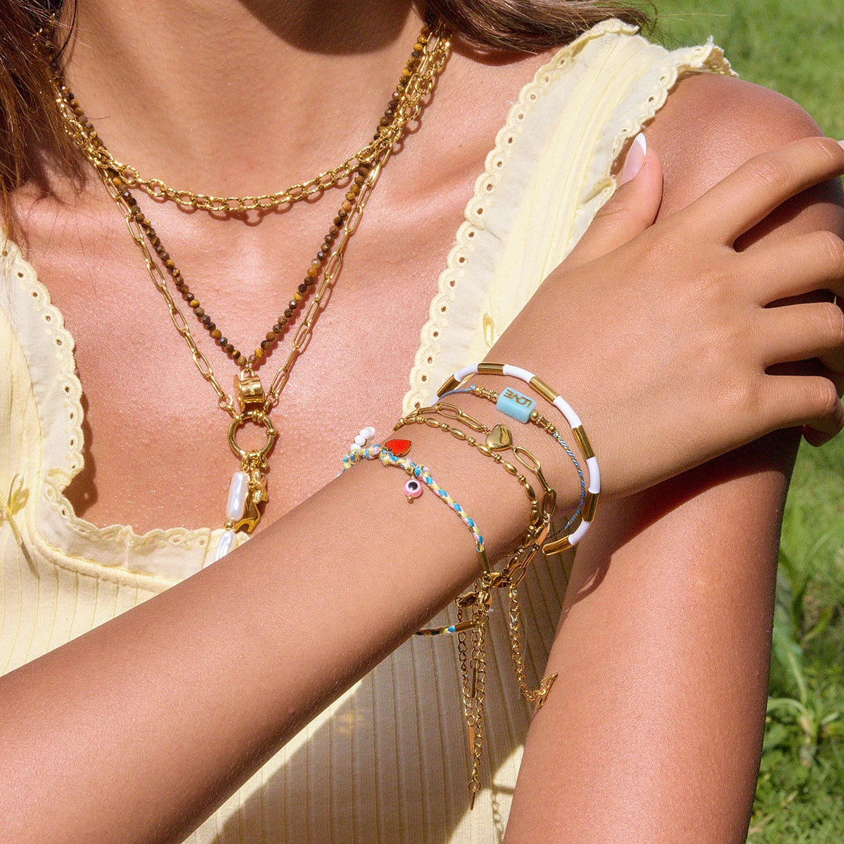 Vacation Style  Color Plated Bracelet