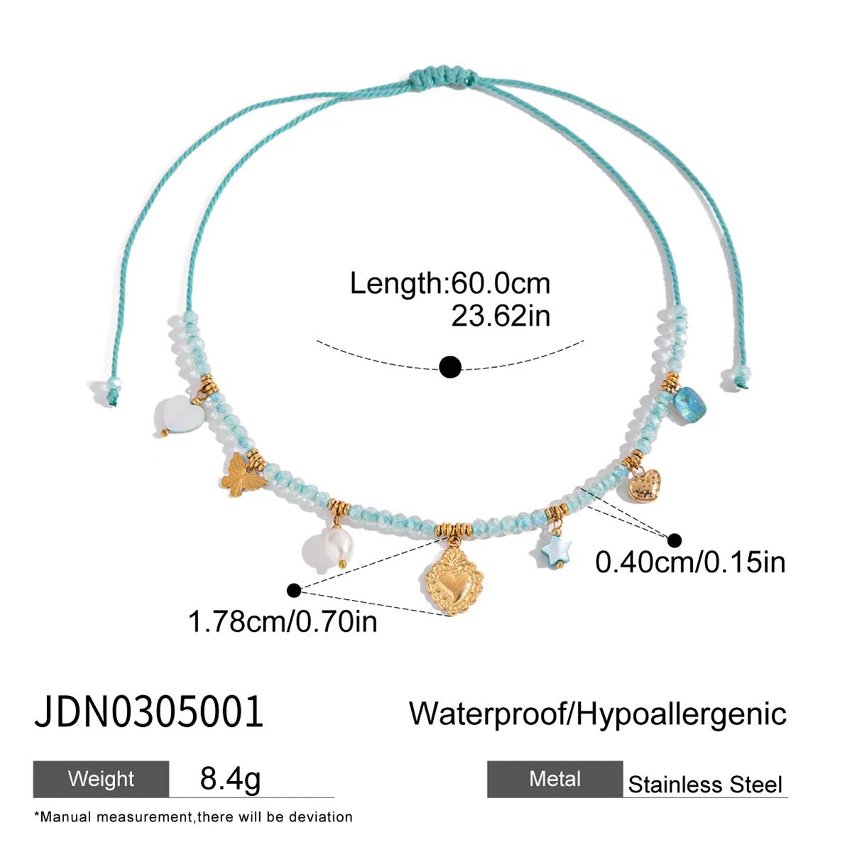 Natural Pearls Butterflies Love Pendant Necklace