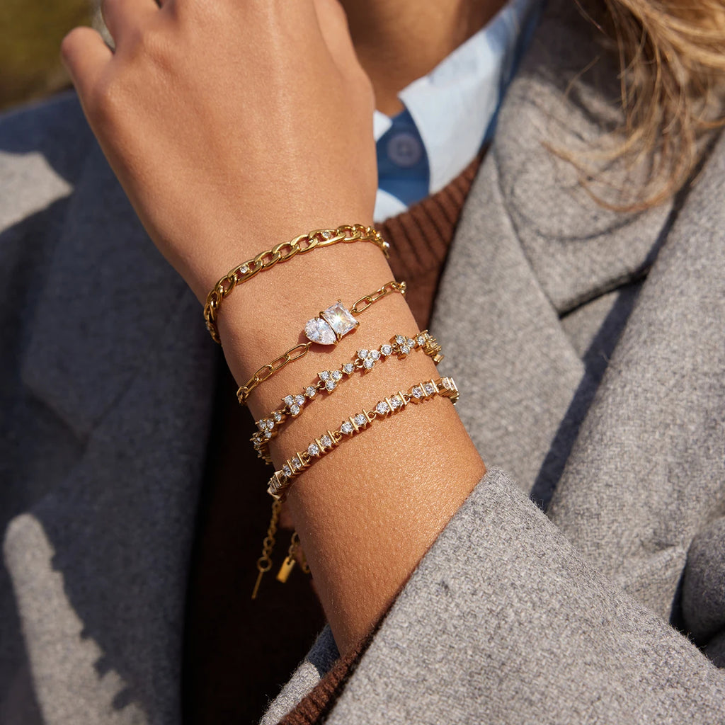 Delicate Zircon Tennis Bracelet