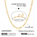 Colorful Crystal Horseshoe Pendant Necklace