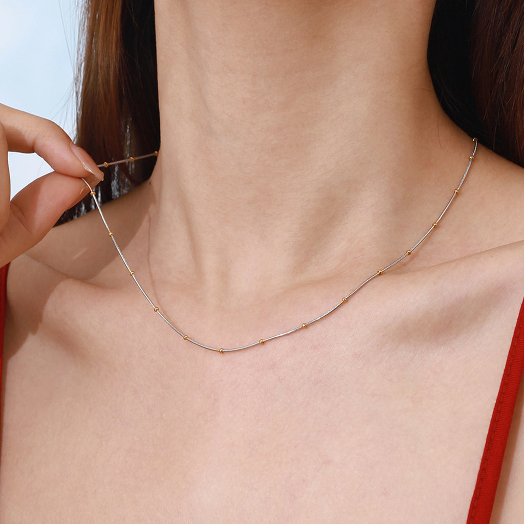 Versatile Beads Multi Layers Chain Necklace