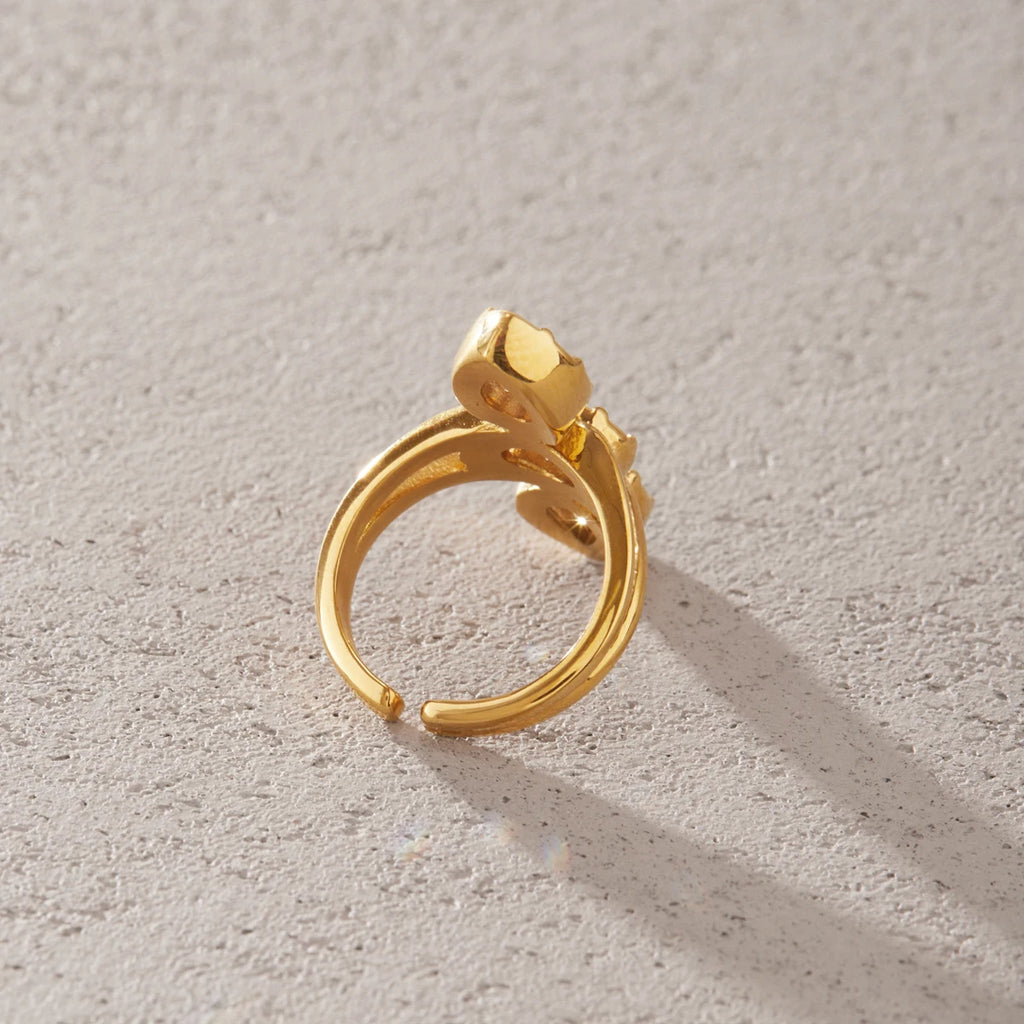 Geometric Zircon Rings