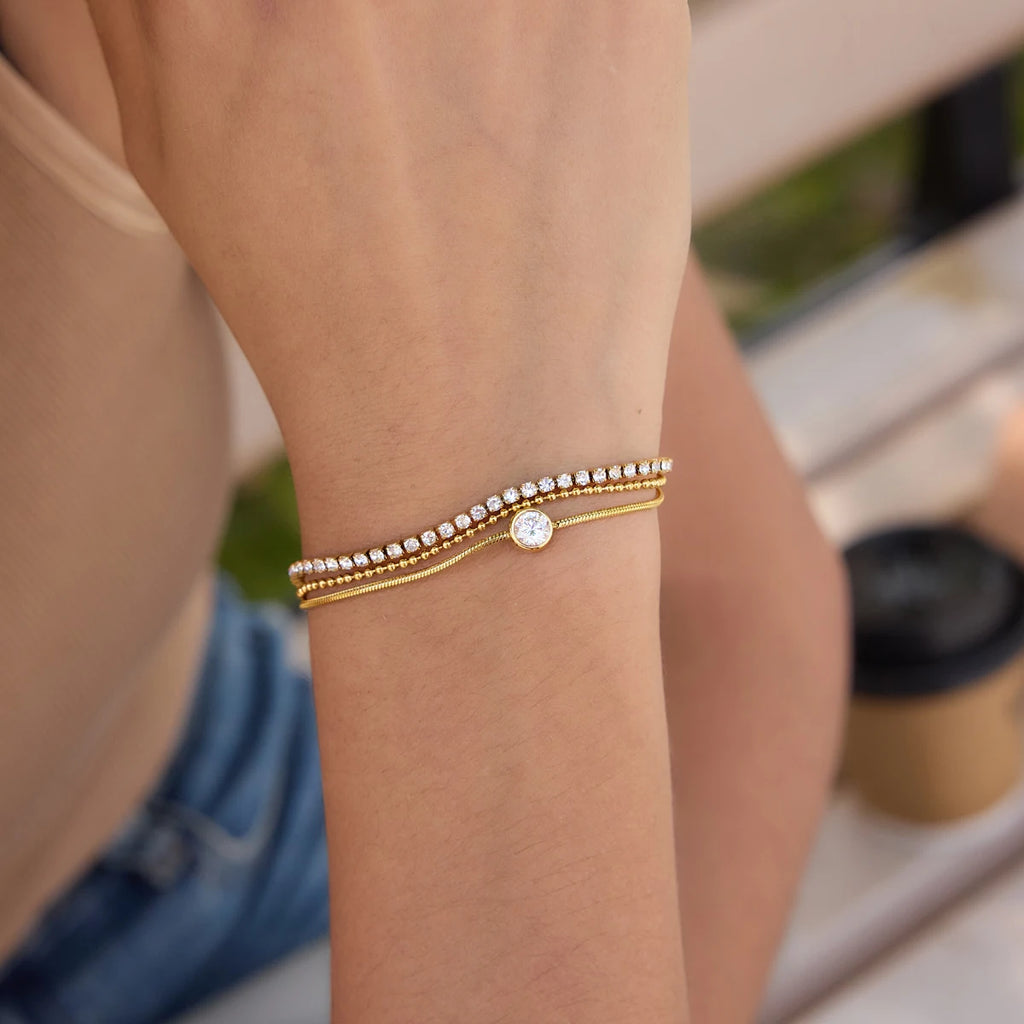 Stainless Steel Waterproof Cuff Bracelet