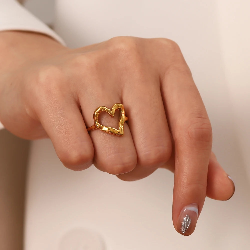 Stainless Steel Geometric Fashion Ring