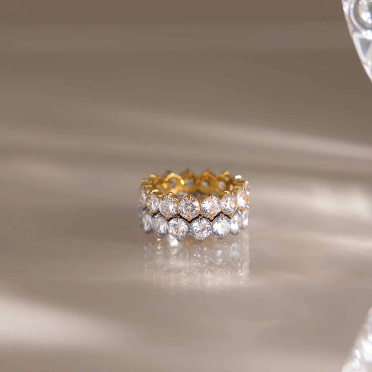 Full White Zircon Rings