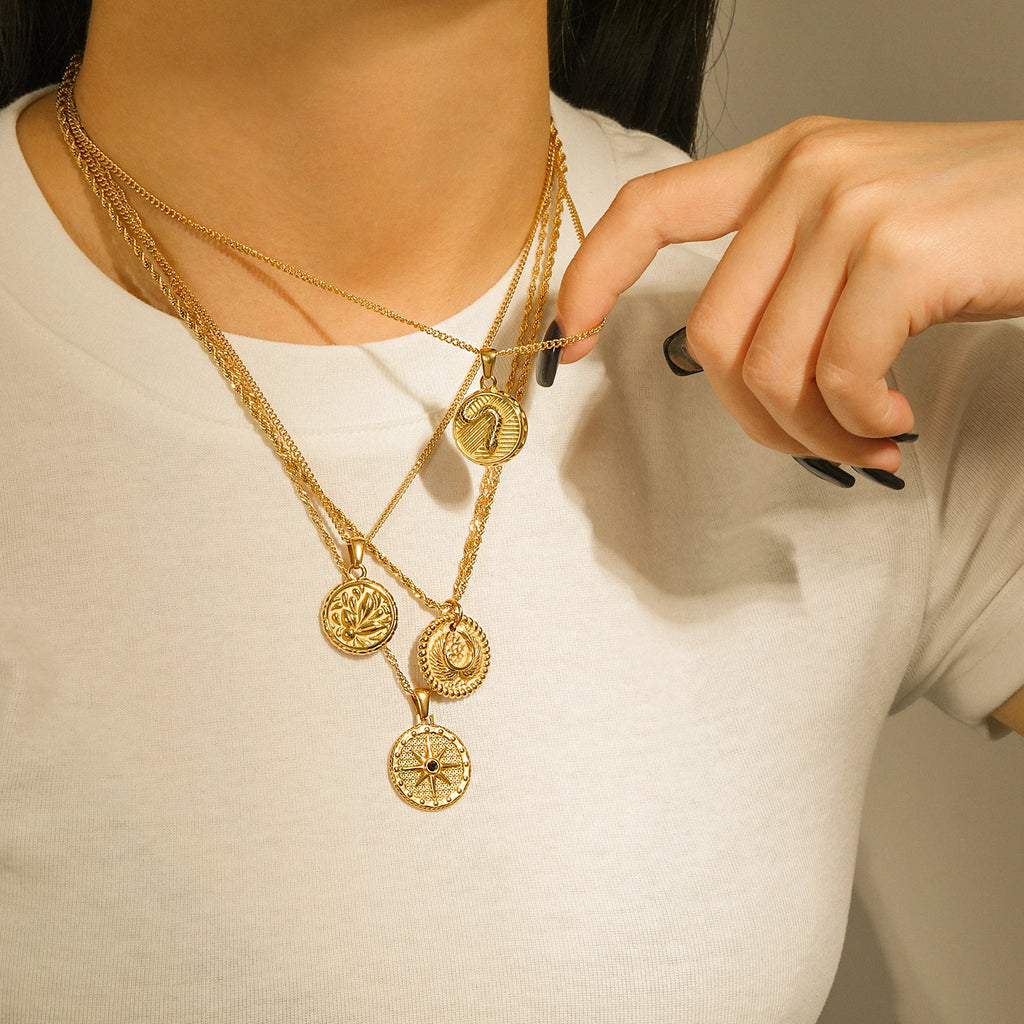 Coin Pendant Necklace