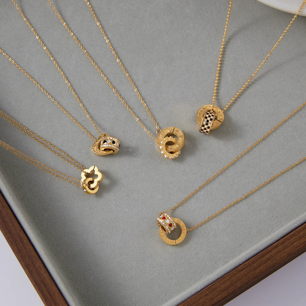 Lucky Beads Pendant Necklace