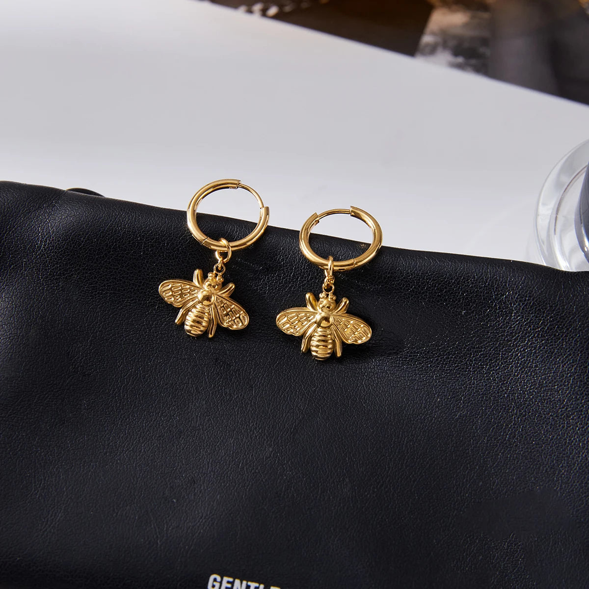 Cute Bee Drop Earrings