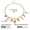 Love Heart Imitation Pearl Pendant Necklace