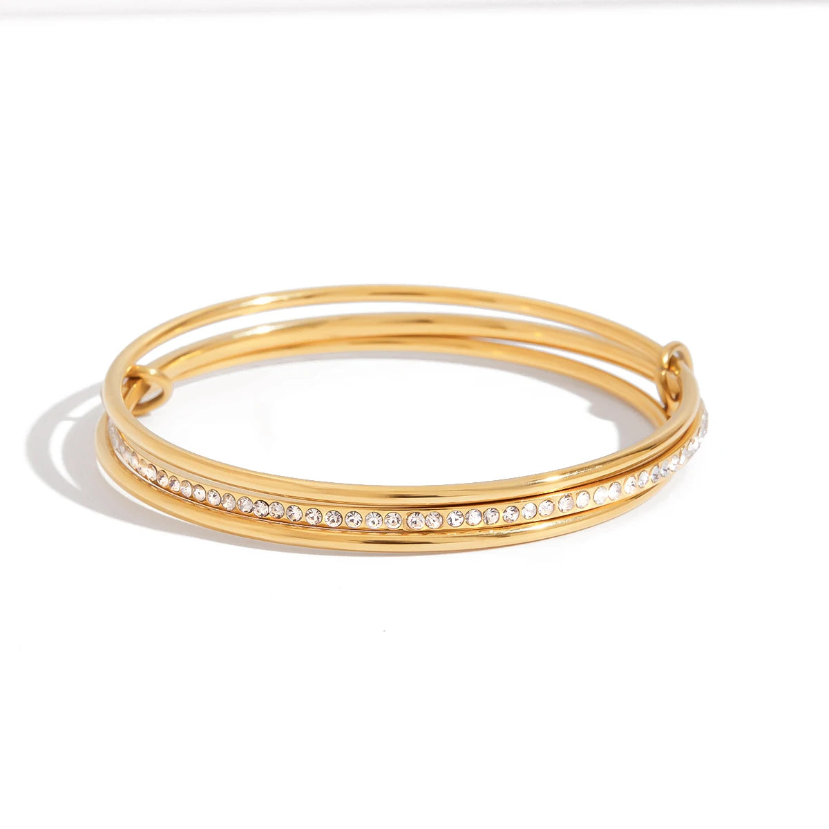 Zirconia Multi-layer Thin Bracelet